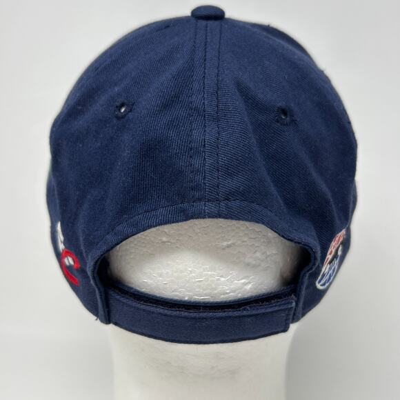 Vintage NASCAR Cars Direct 400 Hat Cap Las Vegas Motor Speedway Strapback Blue - Picture 3 of 9